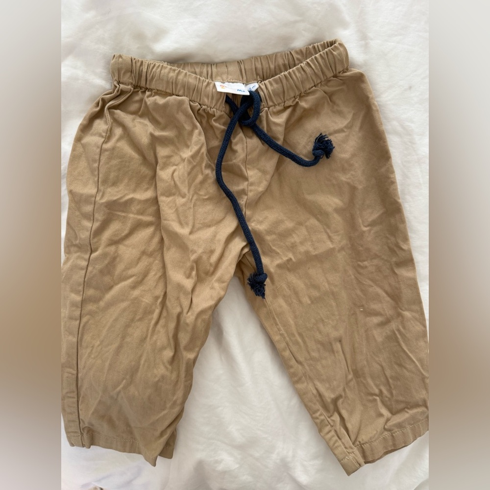 Oso & Me Bowie Pant- 12M- Khaki - Picture 4 of 6